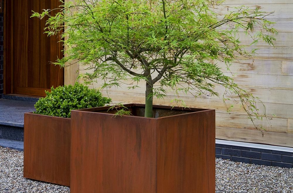 Corten Saksı