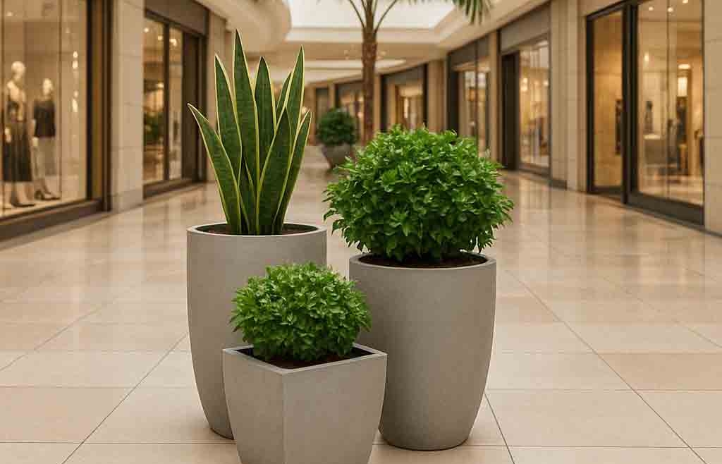 Fiber Saksılar: Ofislerin ve AVM’lerin Dekoratif Vazgeçilmezi